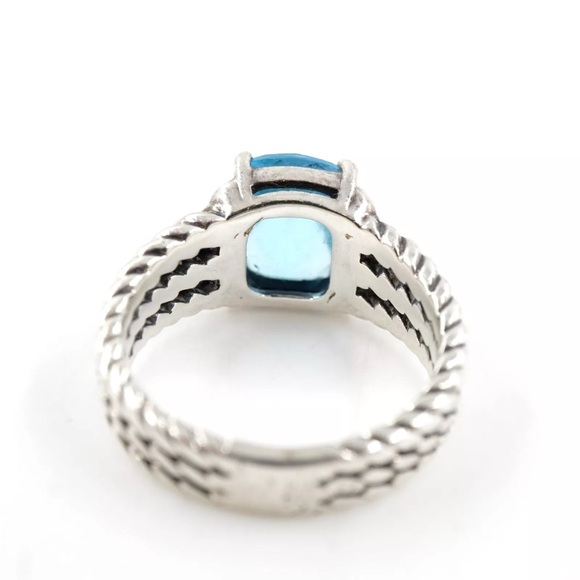 David Yurman Blue Topaz. - Picture 4 of 12